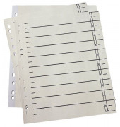 Trennblätter Trennblatt A4 Überbreit 9511108100 A4 chamois 230g 