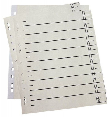 Trennblätter Trennblatt A4 Überbreit 9511108100 A4 chamois 230g 