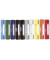 Heftstreifen kurz 2102502011, 34x150mm, Kunststoff mit Kunststoffdeckleiste, farbig sortiert