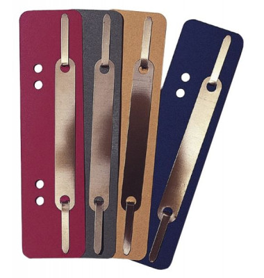 Heftstreifen kurz Heftstreifen Q-Connect kurz 4052005013, 3,4x15cm (BxL), Recyclingkarton mit Metalldeckleiste, farbig sortiert