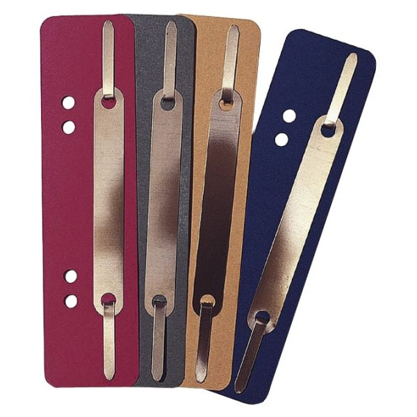 4018924413505 - Heftstreifen kurz Heftstreifen kurz Q-Connect Karton sortiert 4052005013 34x150mm Recyclingkarton mit Metalldeckleiste farbig 200 Stück