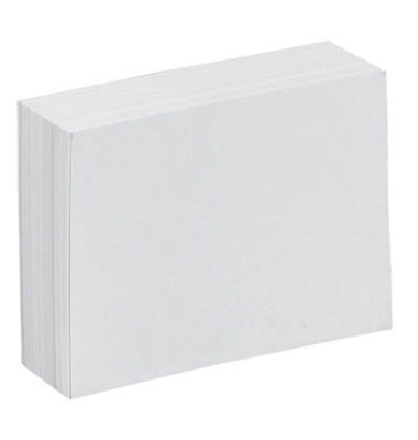 Karteikarten A7 blanko 190g weiß 100 Stück