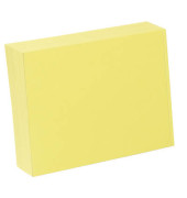 Karteikarten 100110259223016 gelb A5 blanko 180g 