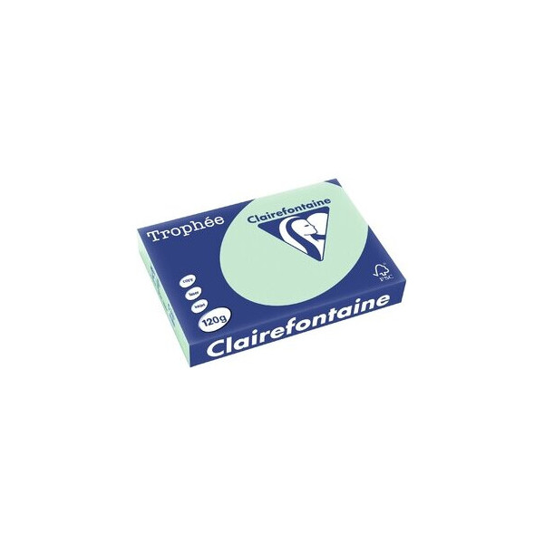 Clairefontaine Kopierpapier Trophee 1216C hellgrün pastell A4 120g 3329680121605 Clairefontaine 250 Blatt