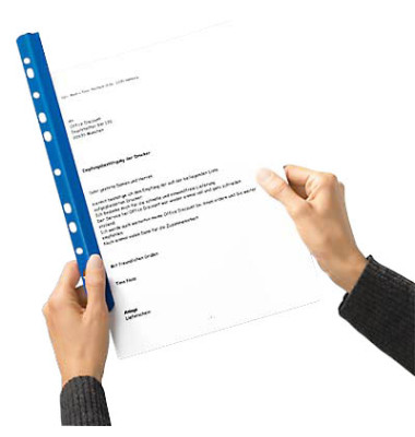 Klemmschienen 2204-25/04, A4 blau, für ca. 30 Blatt, Kunststoff, mit Abheftleiste Klemmschienen 2204-25/04, A4 blau, für ca. 30 Blatt, Kunststoff, mit Abheftleiste