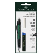Druckbleistift-Set GRIP PLUS, 130997, Härte B, 0,7mm, metallic grün, mit Radiergummi