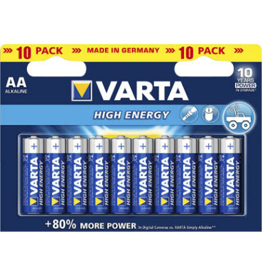Batterien Longlife Power, AA / Mignon / LR06, 1,5 Volt