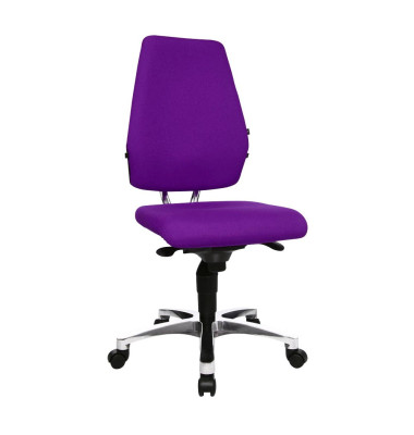 Bürodrehstuhl Body Balance S30 ohne Armlehnen violett