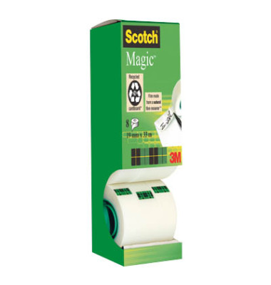 Klebeband Magic Tape 819 19mm x 33m unsichtbar