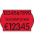 Preisetiketten 70-21M-S-035, 26x16mm, leuchtrot permanent, 14.400 Etiketten