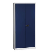 Aktenschrank Universal E782A04505, Stahl abschließbar, 5 OH, 91,4 x 195 x 40 cm, blau/lichtgrau