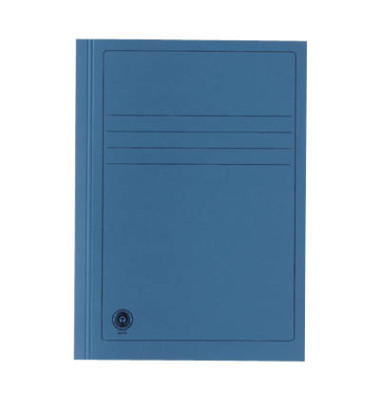Aktendeckel 15079728, A4 blau Recyclingkarton 250g