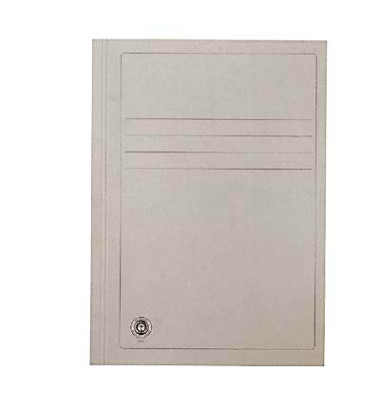 Aktendeckel 15079730, A4 grau Recyclingkarton 250g
