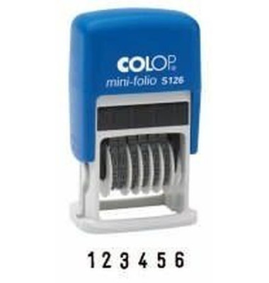 Ziffernstempel S126 4mm Ziffernstempel S126 4mm