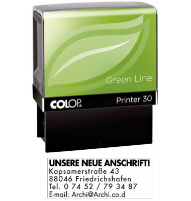 Printer 30 Greenline max.5 Zeilen mit GS