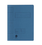 Schnellhefter 15079680, A4, blau, Karton, 250g, Vorderdeckel opak