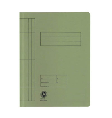 Schnellhefter 15079686, A4, grün, Karton, 250g, Vorderdeckel opak
