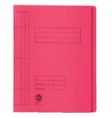 Schnellhefter 15079660, A4, rot, Karton, 250g, Vorderdeckel opak