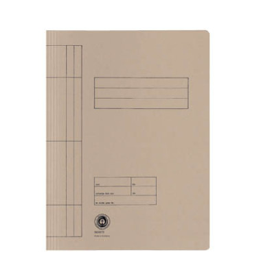 Schnellhefter 15079682, A4, grau, Karton, 250g, Vorderdeckel opak