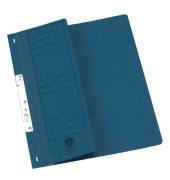 Einhakhefter 15079720, A4 blau halber Vorderdeckel, Karton 250g