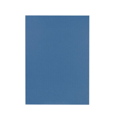 Aktendeckel - 80004120, A4 blau Recyclingkarton 250g