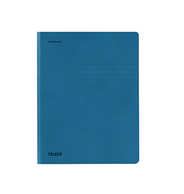 Jurismappe 80001316, A4 blau Karton 320g, mit 3 Einschlagklappen