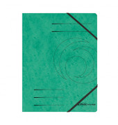 Eckspannmappe Quality 972471, A4 gr&uuml;n Karton 355g
