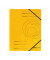 Eckspannmappe Quality 11387164, A4 gelb Karton 355g, f&uuml;r ca. 300 Blatt