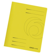 Schnellhefter 10902468, A4, gelb, Karton, 240g, Vorderdeckel opak