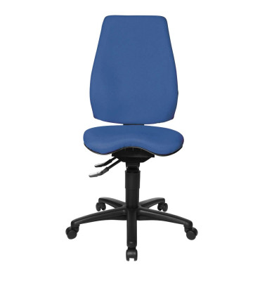 Bürodrehstuhl Body Balance 450 ohne Armlehnen blau
