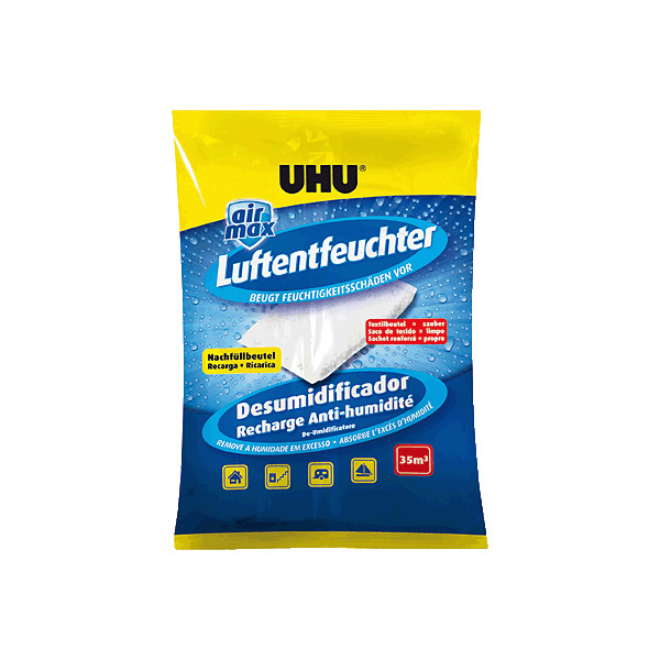 12 Stück UHU 47135 Air Max Nachfüllbeutel für Luftentfeuchter 450g  4026700471359 UHU
