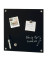 Glas-Magnetboard 11602, 40x40cm, schwarz