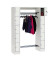 Schlie&szlig;fachschrank 8070 80710-00, Metall, 2 Abteile mit 10 F&auml;chern, abschlie&szlig;bar, 143x195cm (BxH), lichtgrau