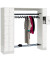 Schließfachschrank 8070 80730-00, Metall, 3 Abteile mit 15 Fächern, abschließbar, 210x195cm (BxH), lichtgrau