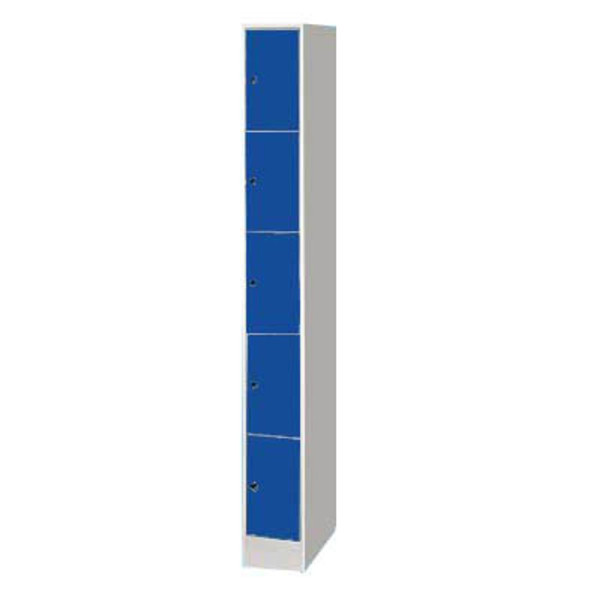 4025314610826 - Schließfachschrank S 2000 Classic 80700-10 Metall 1 Abteil mit 5 Fächern abschließbar 24x195cm (BxH) blau 4025314610826 C+P 4025314610826 - Schließfachschrank S 2000 Classic 80700-10 Metall 1 Abteil mit 5 Fächern abschließbar 24x195cm (BxH) blau 4025314610826 C+P
