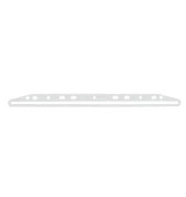 Klemmschienen 4030-25/00, A4 transparent, Kunststoff