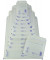 Luftpolstertaschen Typ 1, 2FVAF000181, innen 100x165mm, haftklebend + Lochung für Klammer, weiß