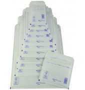 Luftpolstertaschen Typ 6, 2FVAF000186, innen 220x340mm, haftklebend + Lochung für Klammer, weiß