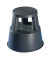 Rollhocker Step 2122 Kunststoff dunkelgrau 43cm hoch 2,8kg