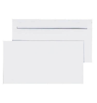 Briefumschlag Posthorn 01239144, Kompakt, ohne Fenster, selbstklebend, 75g, weiß