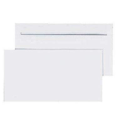Briefumschlag Posthorn 01239144, Kompakt, ohne Fenster, selbstklebend, 80g, weiß