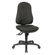 Bürodrehstuhl Support SY Synchro ohne Armlehnen dunkelgrau