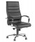 Chefsessel TD LUX 10, schwarz / silber, mit Armlehnen, bis 110kg, ohne Kopfst&uuml;tze