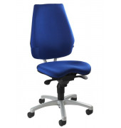 Bürodrehstuhl Alustar Basic ohne Armlehnen blau 
