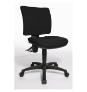 Bürodrehstuhl U50 ohne Armlehnen schwarz 