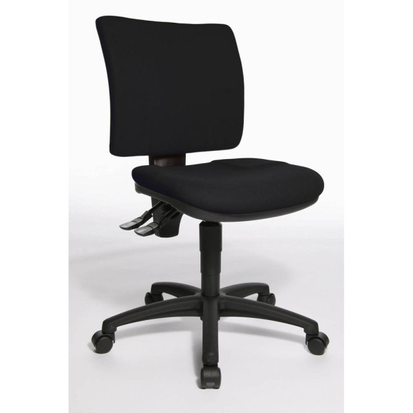 Topstar Bürostuhl U50, schwarz / schwarz, bis 110kg, ohne Kopfstütze 4014296645575 Topstar