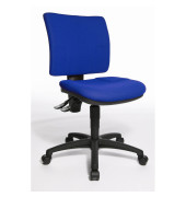 Bürodrehstuhl U50 ohne Armlehnen blau 