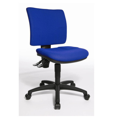 Bürodrehstuhl U50 ohne Armlehnen blau 