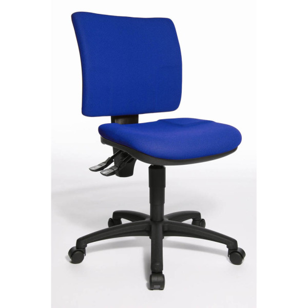 Topstar Bürostuhl U50, blau / schwarz, bis 110kg, ohne Kopfstütze 4014296645605 Topstar