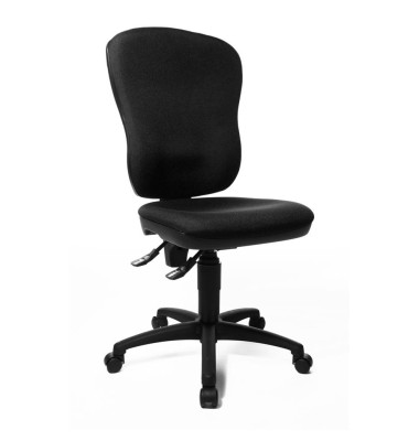Bürodrehstuhl Point 80 ohne Armlehnen schwarz